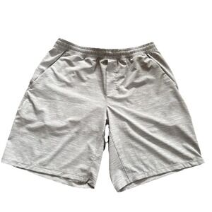 Lululemon Pace Breaker Shorts Mens XL Gray Lined 9 Inseam Training Gym